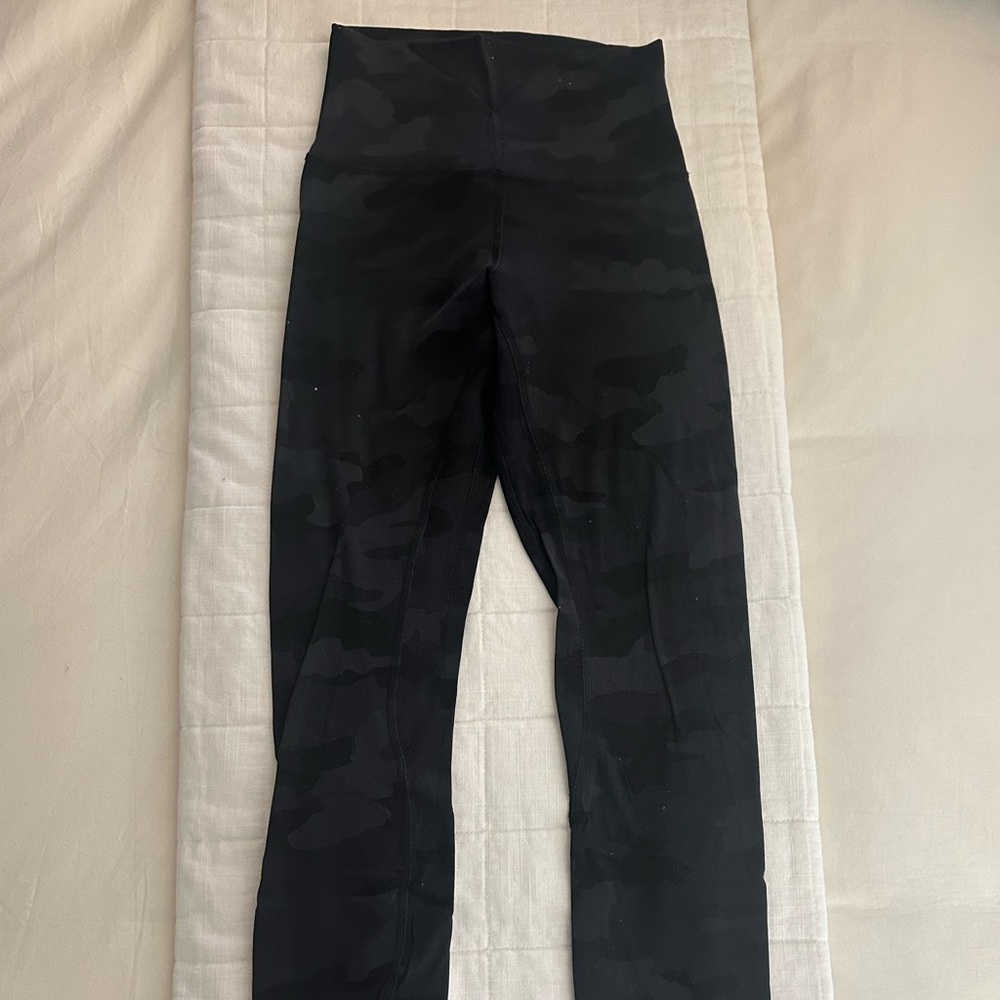 Black Camouflage Lululemon Align Leggings (size 2)